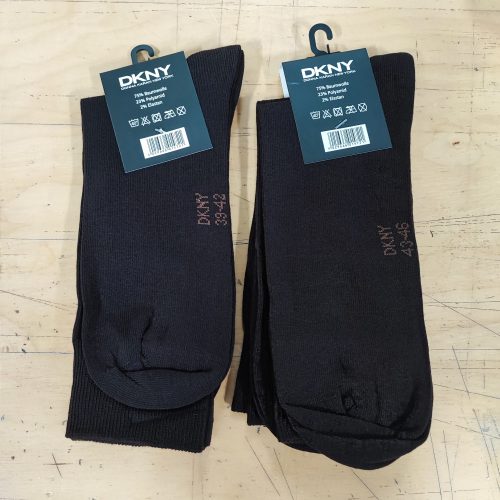 DKNY férfi zokni, 2-pack, sötétbarna, méret: 43/46