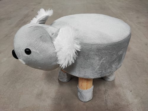 Saska Garden gyerekszék (ülőke), plüss velúr levehető huzattal, KOALA állatfigurás